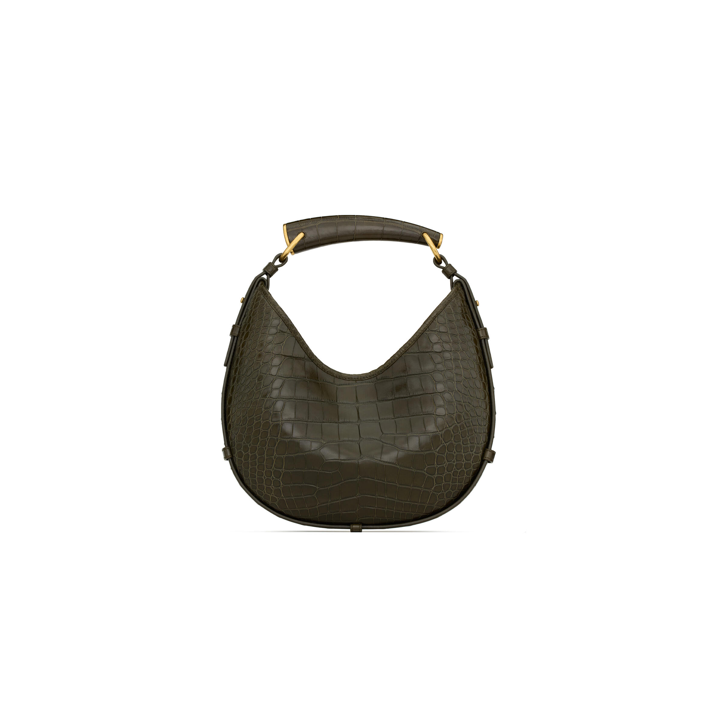 YSL MOMBASA SMALL IN ALLIGATOR 850571EABF53322 (20*15.5*2.5cm)